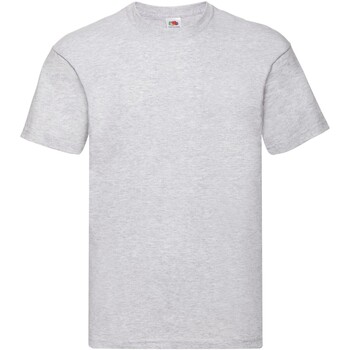 Abbigliamento T-shirts a maniche lunghe Fruit Of The Loom Original Grigio
