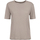 Abbigliamento Donna T-shirt & Polo Kangra T-shirt grigia in lino Grigio