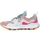 Scarpe Donna Sneakers Flower Mountain Sneakers Yamano rosa in suede e nylon 