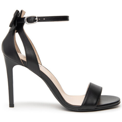 Scarpe Donna Sandali NeroGiardini sandalo nero con fiocco E410111DE100 Nero