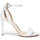 Scarpe Donna Sandali NeroGiardini sandalo bianco con fiocco E410111DE707 Bianco
