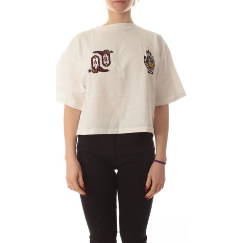 Abbigliamento Donna T-shirt maniche corte Akep TSKD05203 Bianco