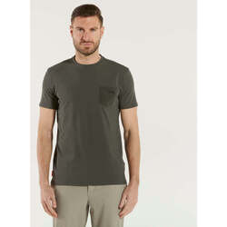 Abbigliamento Uomo T-shirt maniche corte Rrd - Roberto Ricci Designs t-shirt in tessuto tecnico con taschino verde Verde
