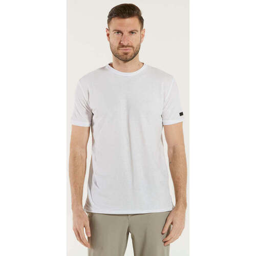 Abbigliamento Uomo T-shirt maniche corte Rrd - Roberto Ricci Designs t-shirt girocollo in tessuto tecnico bianca Bianco