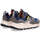 Scarpe Uomo Sneakers basse Flower Mountain Yamano 3 suede nylon blu Blu