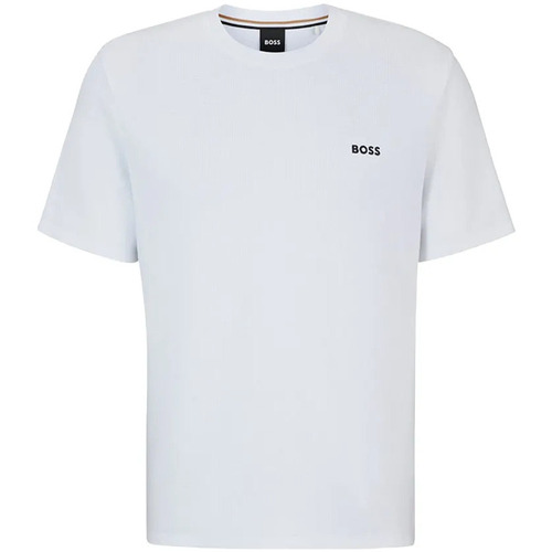 Abbigliamento Uomo T-shirt maniche corte BOSS Waffle Bianco