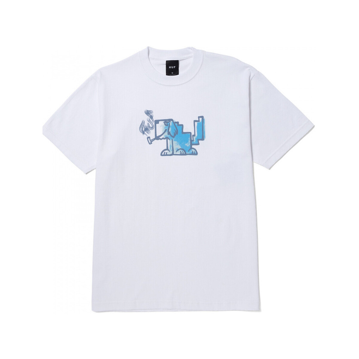 Abbigliamento Uomo T-shirt & Polo Huf T-shirt mod-dog ss Bianco