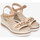 Scarpe Donna Sandali NeroGiardini sandalo con zeppa col.Lino E410530D453 Beige