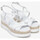 Scarpe Donna Sandali NeroGiardini sandalo con zeppa bianco E410560D707 Bianco