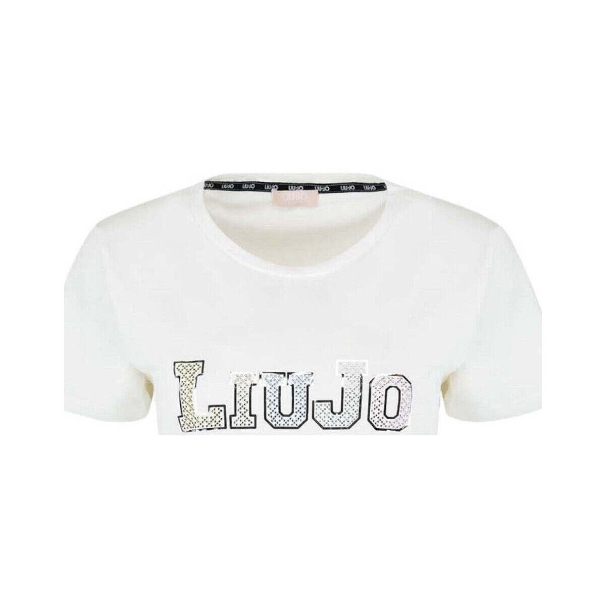 Abbigliamento Donna T-shirt & Polo Liu Jo Sport T-Shirt e Polo Donna  TA4204JS923 10604 Avorio Bianco