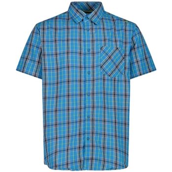 Abbigliamento Uomo Camicie maniche corte Cmp Camicia Uomo Check Blu
