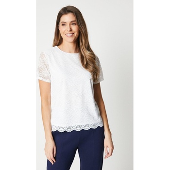 Abbigliamento Donna T-shirts a maniche lunghe Principles DH6729 Bianco