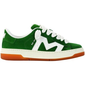 Scarpe Uomo Running / Trail Brian Mills Sneakers in camoscio con logo Verde