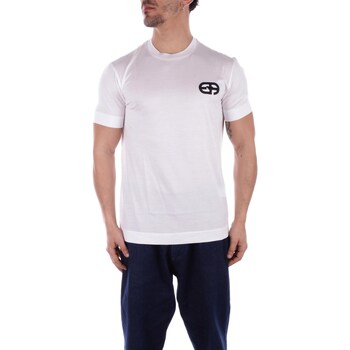 Abbigliamento Uomo T-shirt maniche corte Emporio Armani 8N1TF5 1JUVZ Bianco
