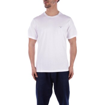 Abbigliamento Uomo T-shirt maniche corte Barbour MTS0670 Bianco
