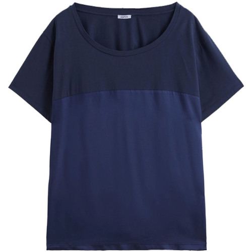 Abbigliamento Donna T-shirt maniche corte Aspesi s4z_z183_p037-1097 Blu