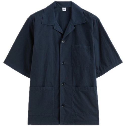 Abbigliamento Uomo Camicie maniche lunghe Aspesi s4a_ce18_g329-85098 Blu