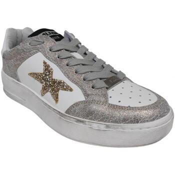 Meline Sneaker Donna Melinè pad571-bianco-platino Bianco