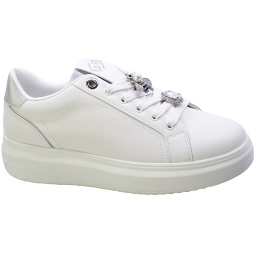 Scarpe Donna Sneakers basse Gold&gold Sneakers Donna Bianco/Argento Gb815 Bianco