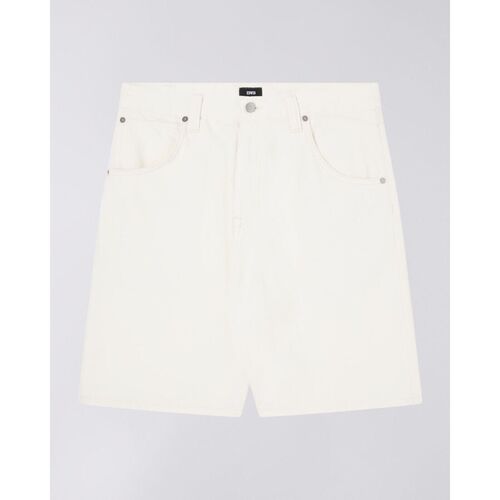 Abbigliamento Uomo Shorts / Bermuda Edwin I033417.05.02. TYRREL-05.02 RINSED Bianco