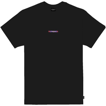 Abbigliamento Uomo T-shirt maniche corte Propaganda T-Shirt Ribs Gradient Nero
