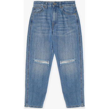 Please Kids Jeans mom fit con stappi PHG4010G61 Blu