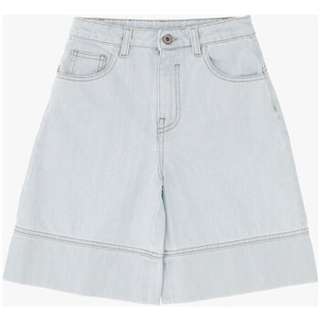 Abbigliamento Bambina Shorts / Bermuda Please Kids Shorts jeans in puro cotone RB00010G61 Blu