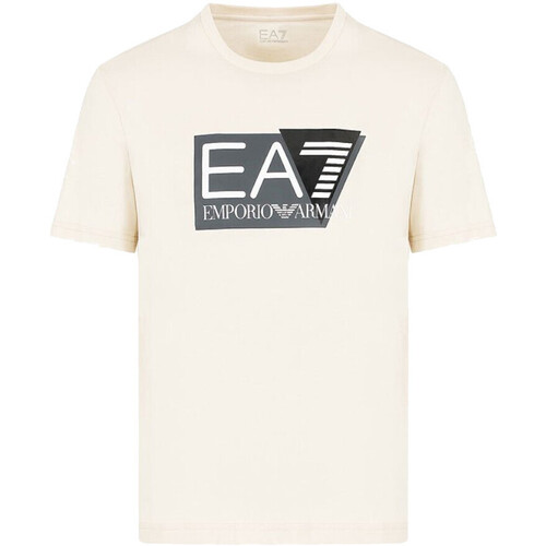 Abbigliamento Bambino T-shirt maniche corte Emporio Armani EA7 3DPT81-PJM9Z Beige
