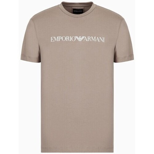 Abbigliamento Uomo T-shirt & Polo Emporio Armani - T/SHIRT LOGO AQUILA Beige