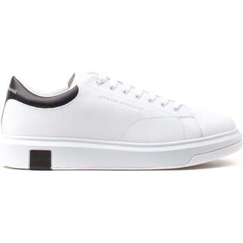Scarpe Uomo Sneakers Emporio Armani Man Leather Sneaker Bianco Bianco