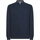 Abbigliamento Uomo Polo maniche lunghe Sun68 POLO SMALL STRIPE LS Blu
