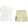 Abbigliamento Bambino Completo Guess SET SS T-SHIRT + ACTIVE SHORTS Bianco