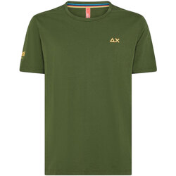 Abbigliamento Uomo T-shirt maniche corte Sun68 T-SHIRT  BEACH LOGO S/S Verde
