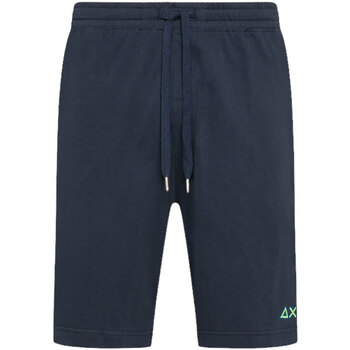 Abbigliamento Uomo Shorts / Bermuda Sun68 SHORT PANT  BEACH LOGO Blu