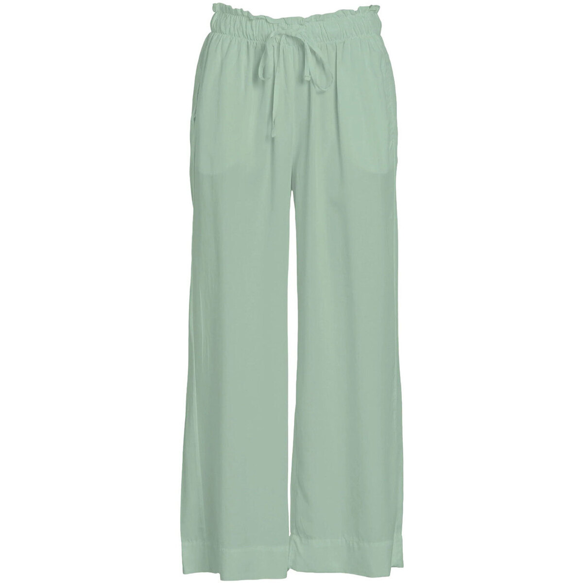 Abbigliamento Donna Pantaloni Deha PANTALONE CROPPED IN TENCEL Verde