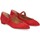 Scarpe Donna Ballerine Il Laccio ballerina 550 camoscio rosso Rosso