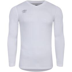 Abbigliamento Donna T-shirts a maniche lunghe Umbro UO2096 Bianco