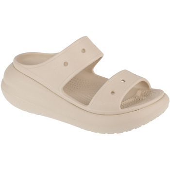 Scarpe Donna Pantofole Crocs Classic Crush Sandal Grigio