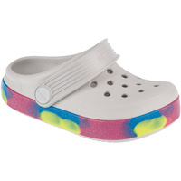 Scarpe Bambina Pantofole Crocs Off Court Glitter Band Clog T Bianco
