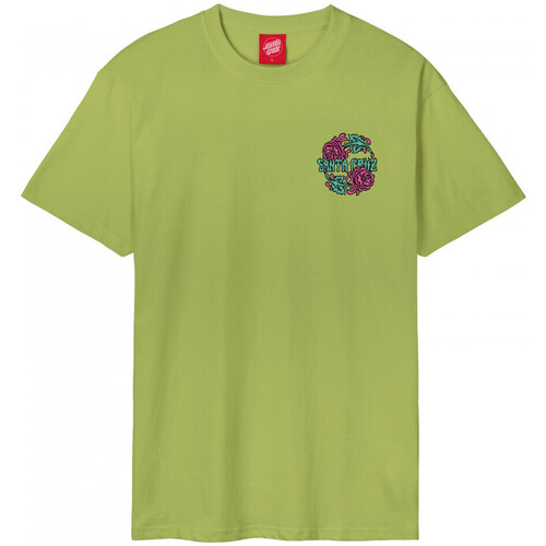 Abbigliamento Uomo T-shirt & Polo Santa Cruz Dressen rose crew two Verde