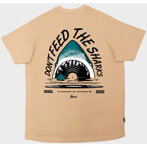 Abbigliamento Uomo T-shirt & Polo Farci Tee shark Beige