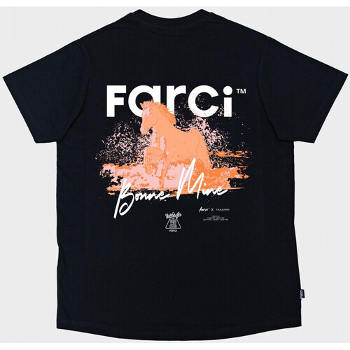 Abbigliamento Uomo T-shirt & Polo Farci Tee cheval Nero