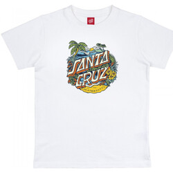 Abbigliamento Bambino T-shirt & Polo Santa Cruz Youth aloha dot front Bianco