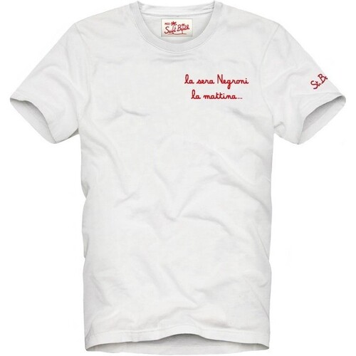 Abbigliamento Uomo T-shirt maniche corte Mc2 Saint Barth  Bianco