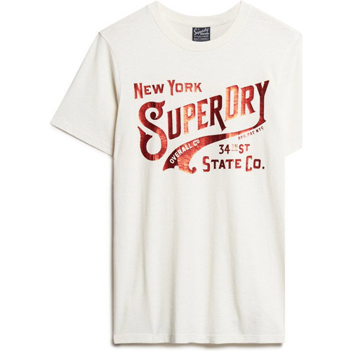 Abbigliamento Uomo T-shirt maniche corte Superdry M1011901A Beige