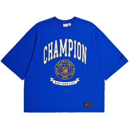 Abbigliamento Uomo T-shirt maniche corte Champion 220003 Blu