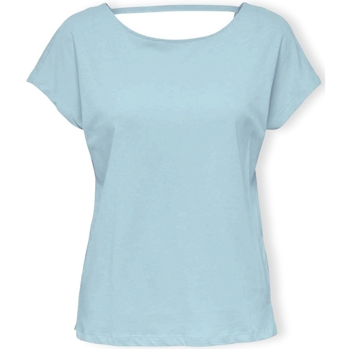 Abbigliamento Donna Top / Blusa Only Top May Life S/S - Clear Sky Blu