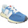Scarpe Unisex bambino Sneakers New Balance 327 Toile Enfant Blue Laguna Blu