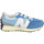 Scarpe Unisex bambino Sneakers New Balance 327 Toile Enfant Blue Laguna Blu