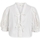 Abbigliamento Donna Top / Blusa Object Top Brodera S/S - White Sand Bianco